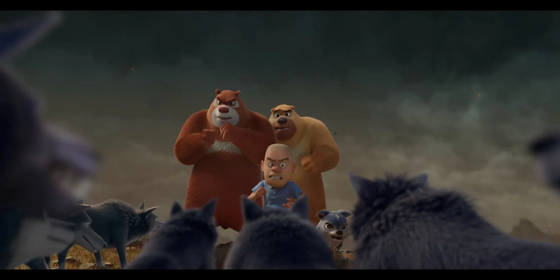 Screenshot 2 - Boonie Bears: Time Twist 2024 Hindi - English Dual Audio