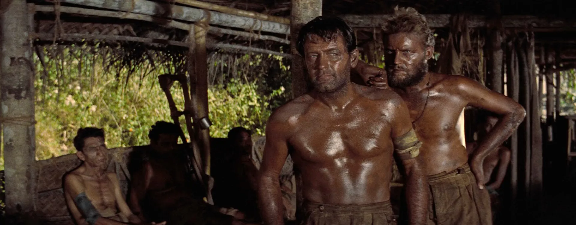 Screenshot 1 - The Bridge on the River Kwai 1957 Hindi - English Dual Audio